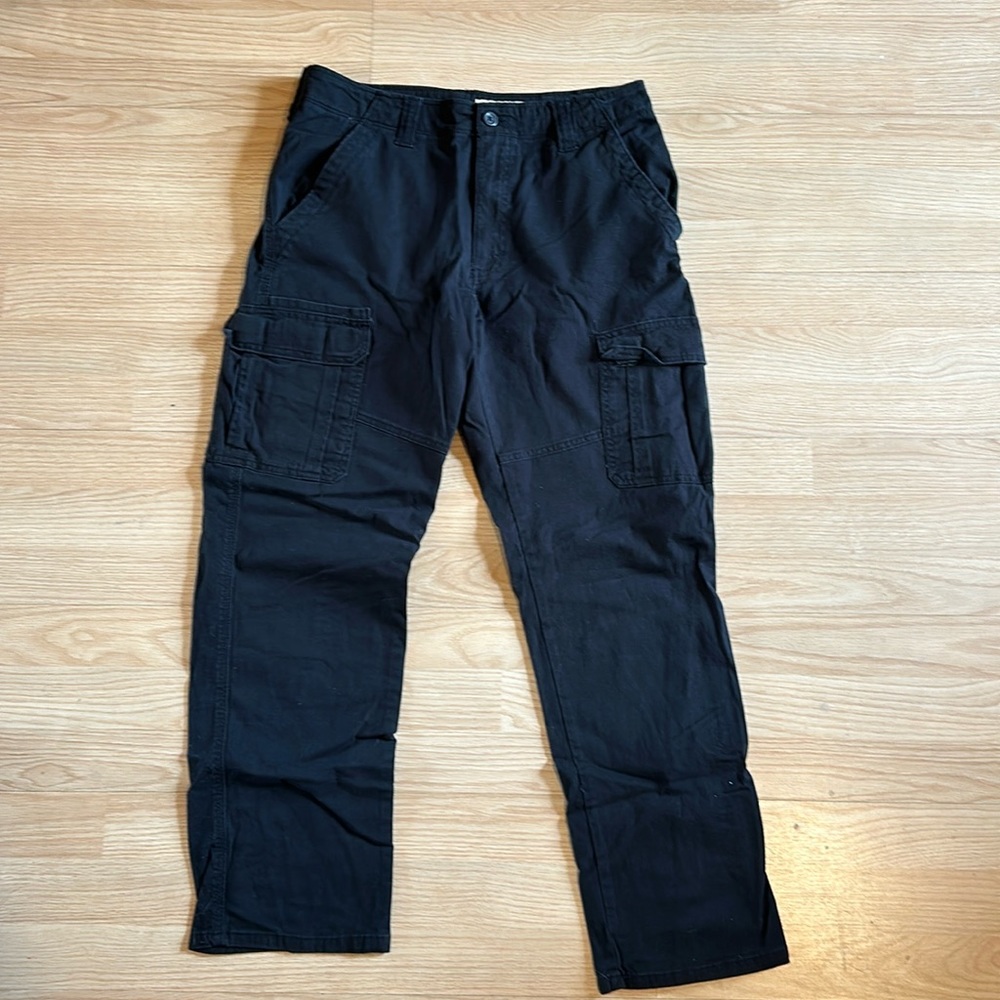 black cargo pants